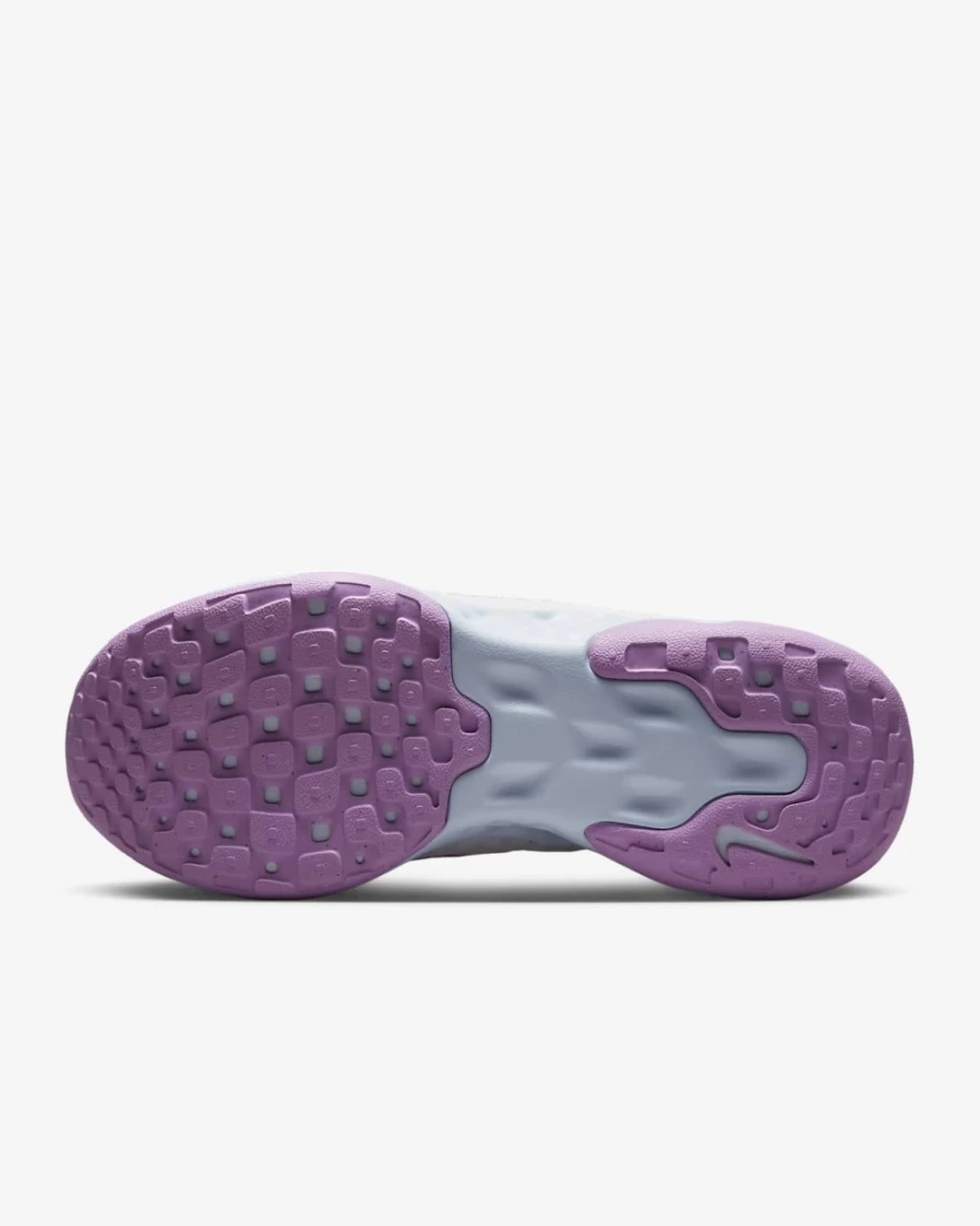 Nike Renew Ride 3 Women's Road Running Shoes - White/Blue Tint/Vivid Purple/Rush Fuchsia