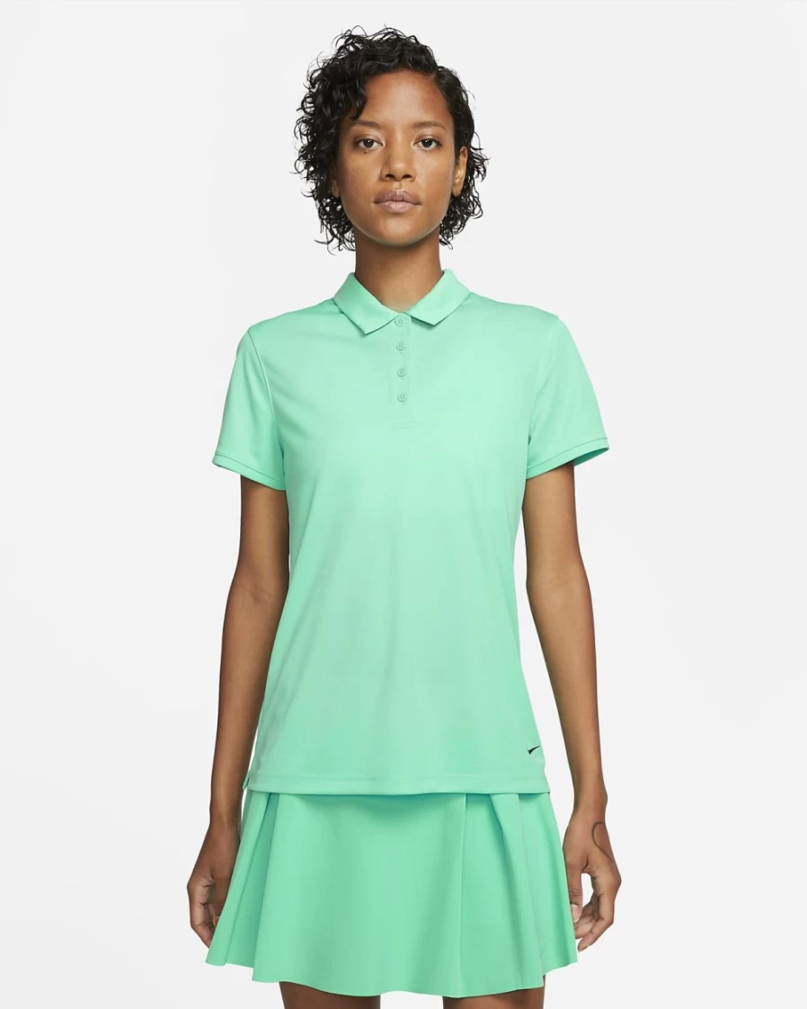 Nike Dri-FIT Victory Women's Light Menta/Black Golf Polo Shirt