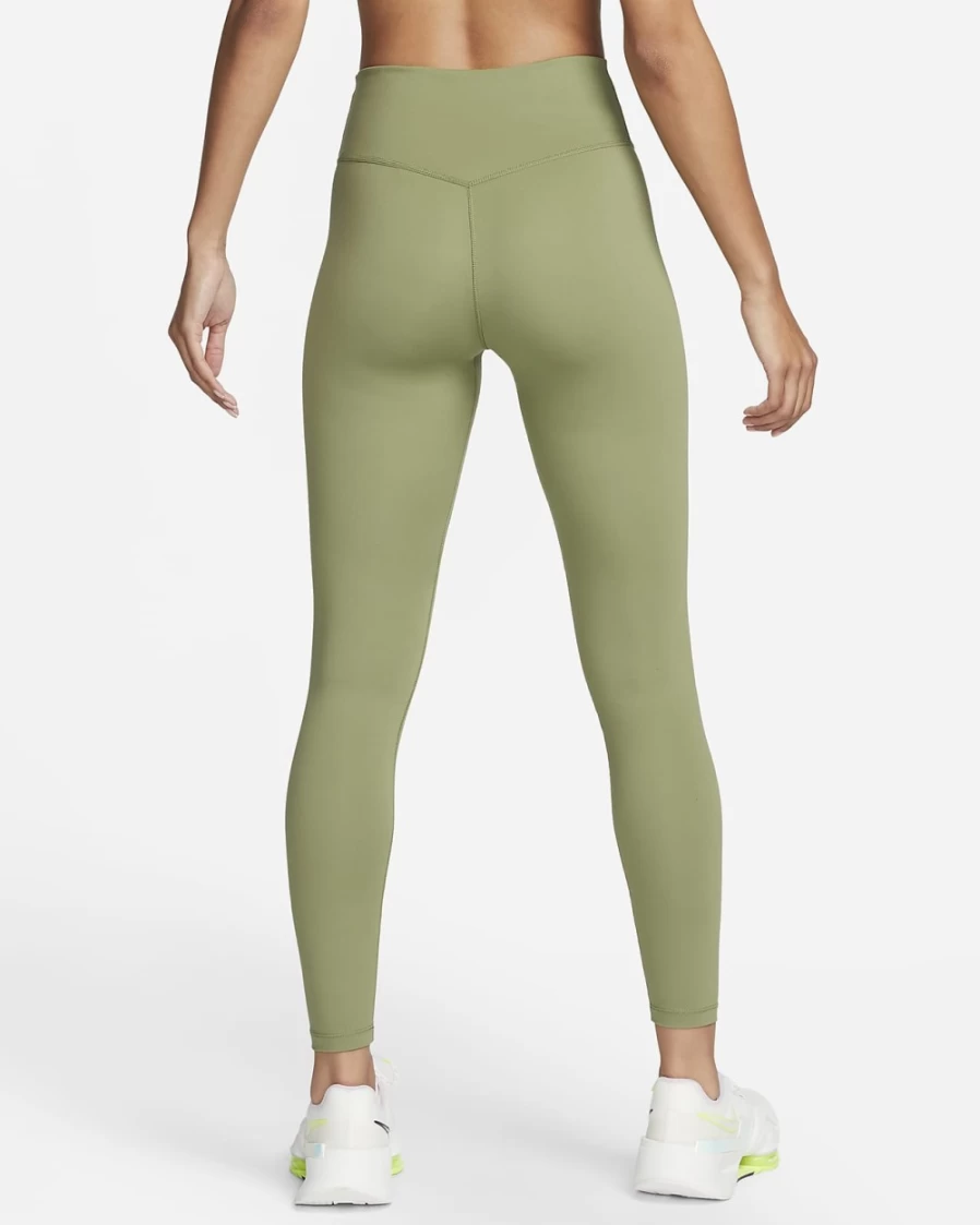 Nike One Women's Mid-Rise Leggings - Alligator/White Athletic Workout Tights