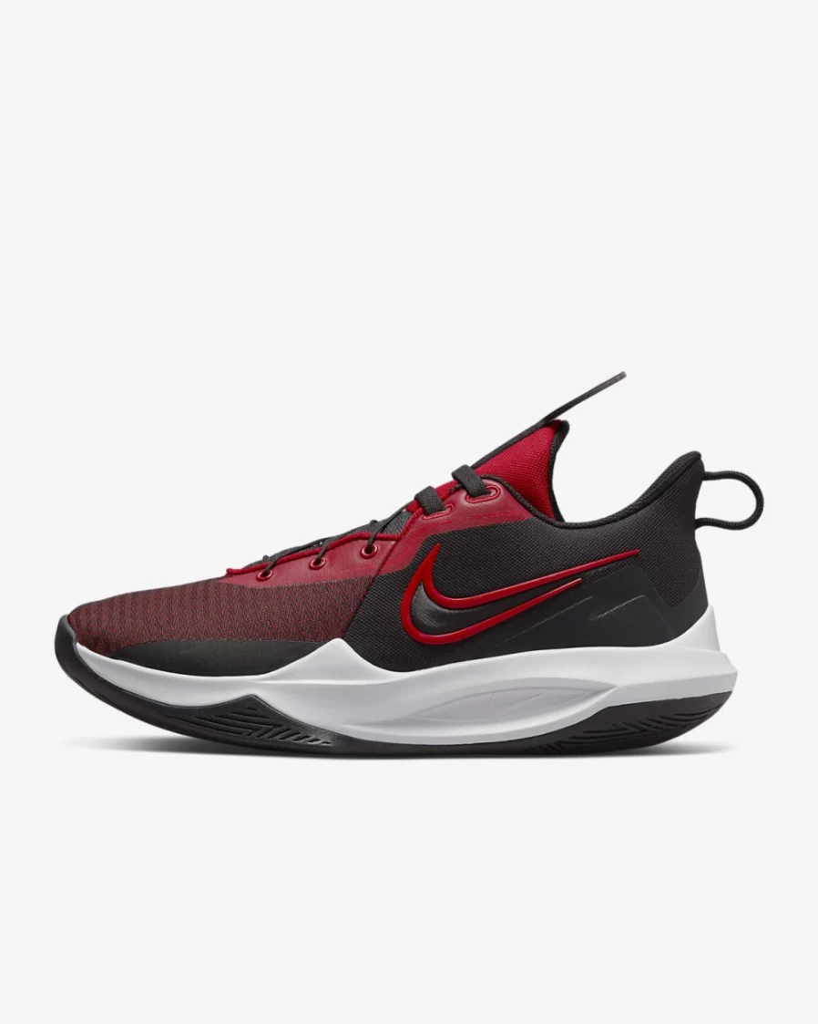 Nike Precision 6 FlyEase Basketball Shoes for Men & Women - Black/Gym Red/University Red