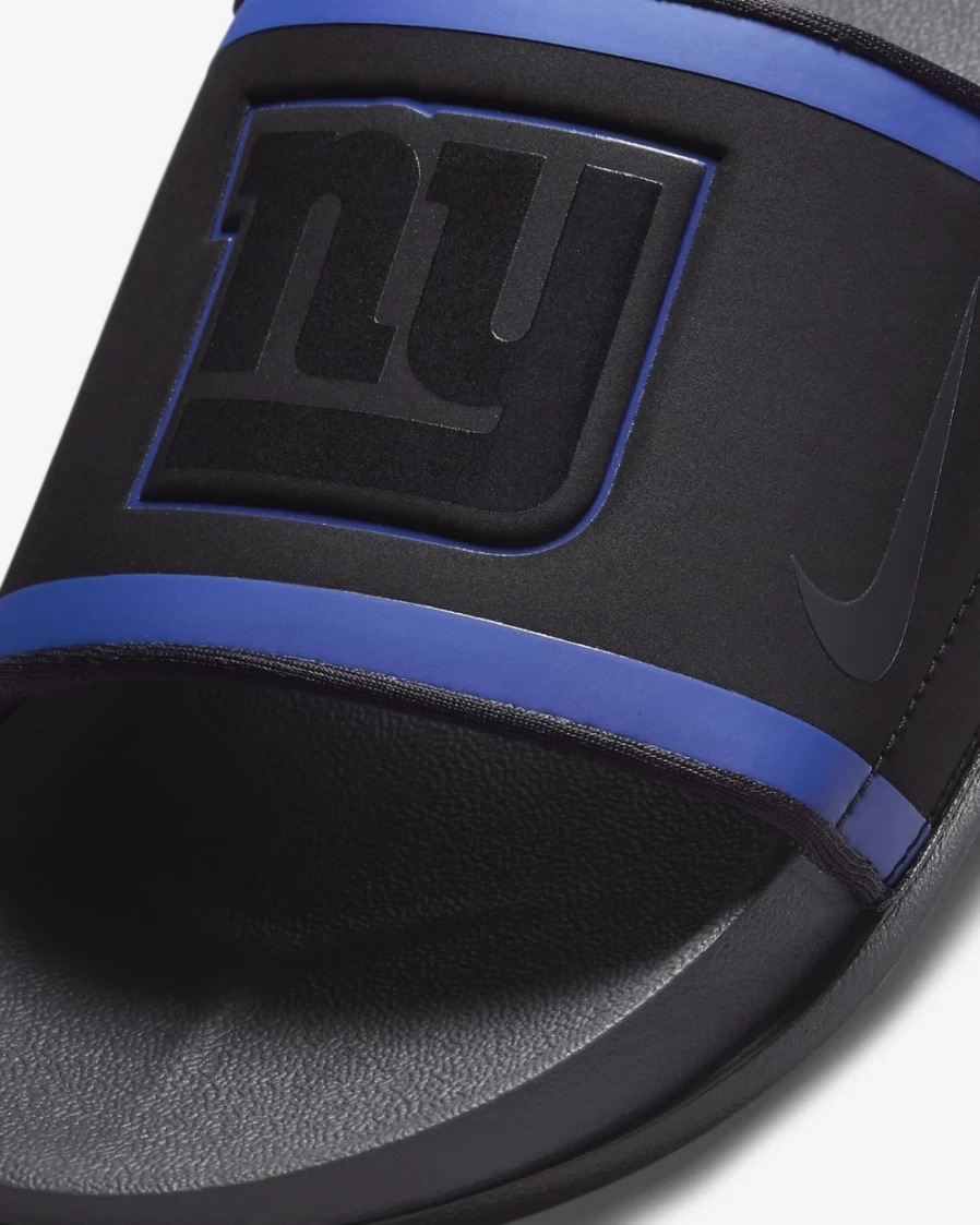 Nike Offcourt NFL New York Giants Slide Sandals for Men & Women - Black/University Red/Game Royal/Anthracite