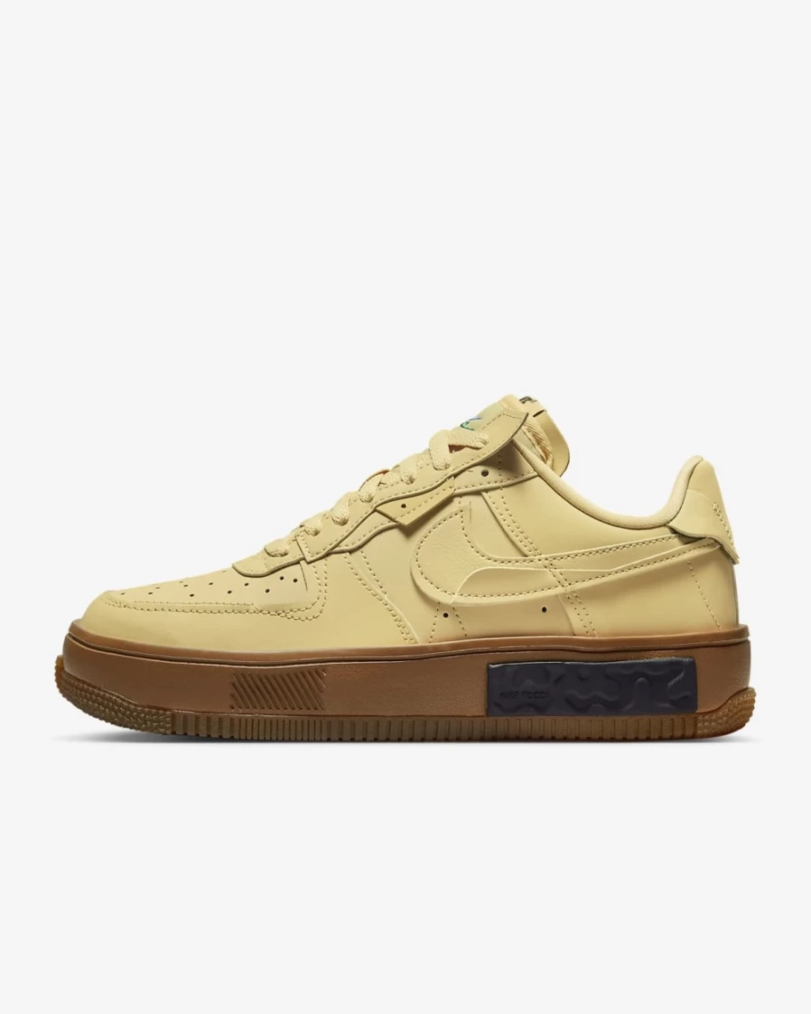 Nike Women's Air Force 1 Fontanka Sneakers in Sesame/Black