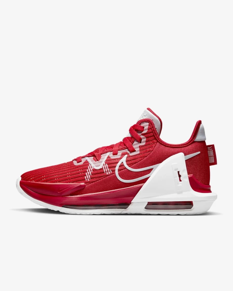 Nike LeBron Witness 6 Team Basketball Shoes for Men & Women - University Red/White