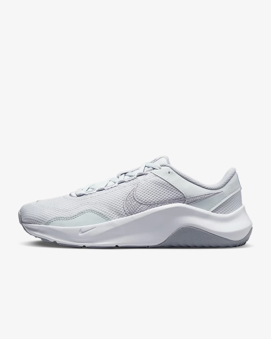 Nike Legend Essential 3 Next Nature Women's Training Shoes - Pure Platinum/White/Wolf Grey/Metallic Silver