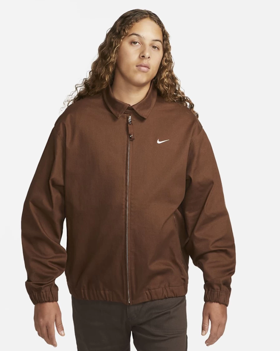 Nike SB Lightweight Skate Jacket for Men & Women - Cacao Wow/White