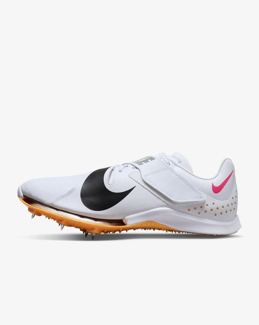 Nike Air Zoom LJ Elite Track & Field Jumping Spikes for Men & Women - White/Laser Orange/Hyper Pink/Black