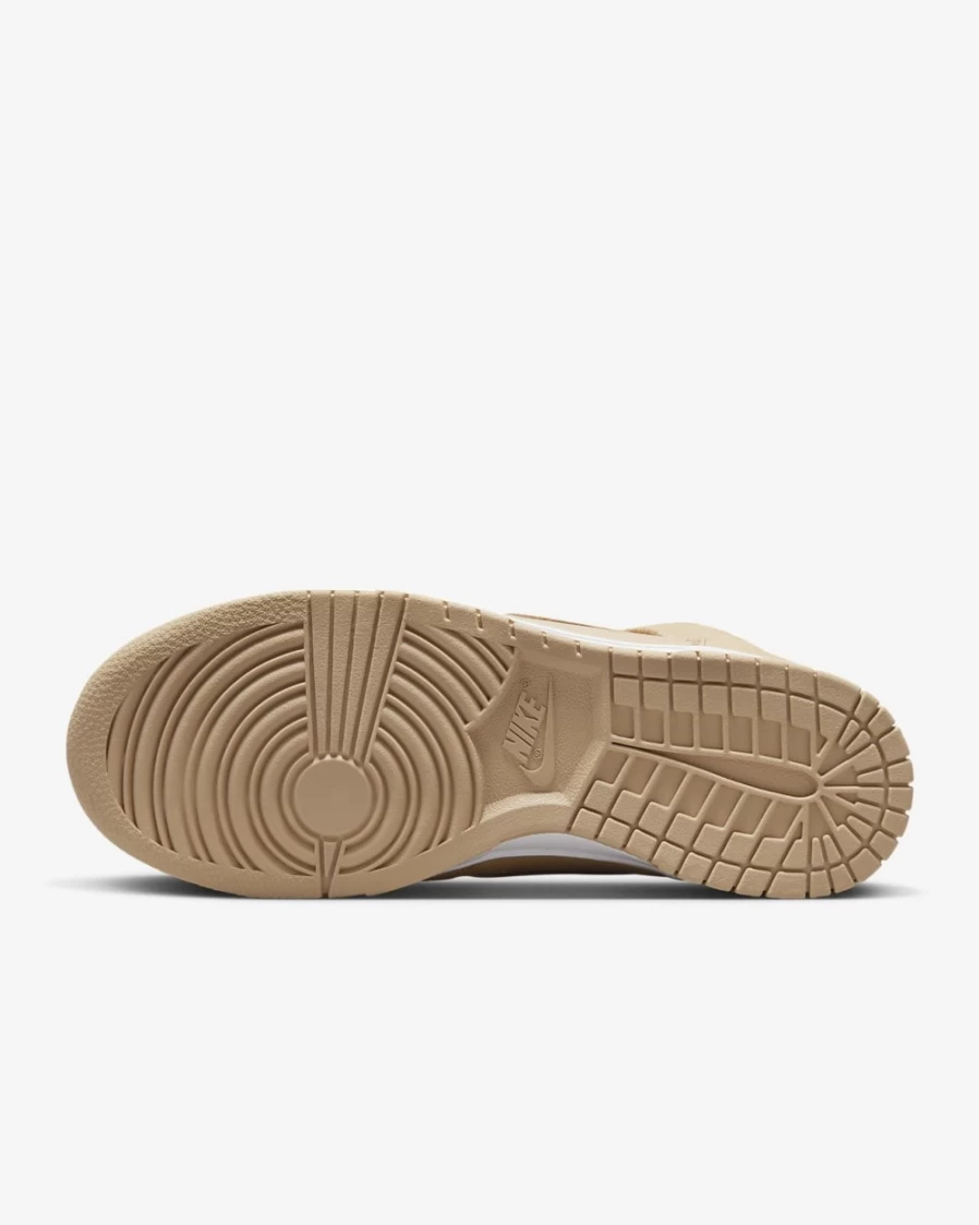 Nike Dunk High Premium Women's Shoes in Vachetta Tan & White - Women's Athletic Sneakers