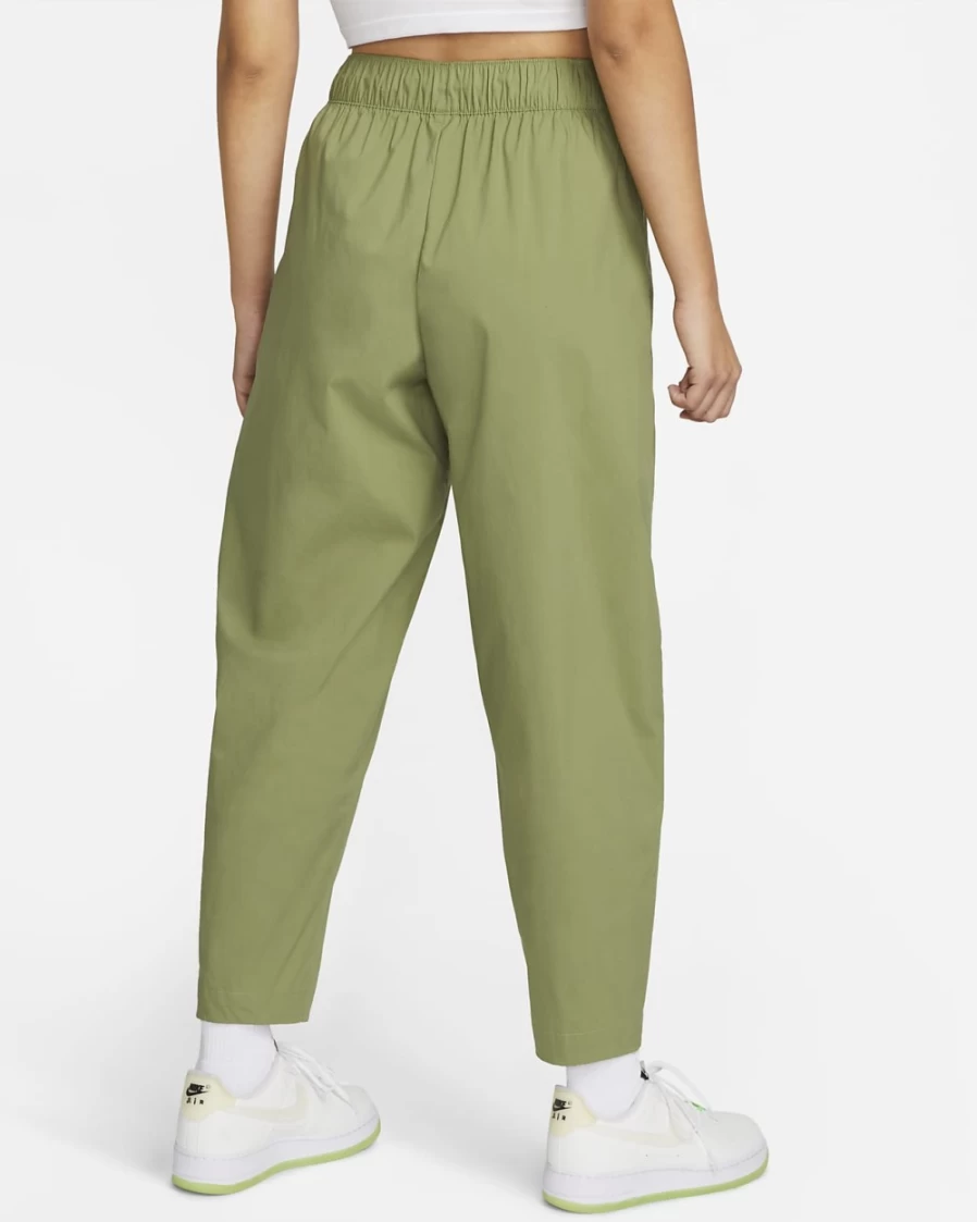 Nike Women's High-Rise Curve Sweatpants in Alligator/White - Sportswear Essential Trousers