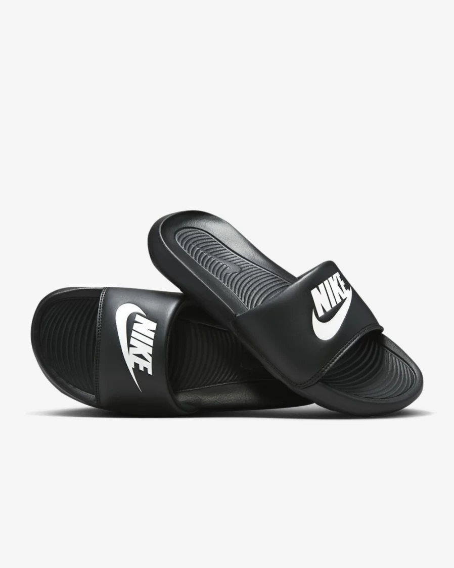 Nike Victori One Women's Slides - Black & White Comfortable Sandals for Women