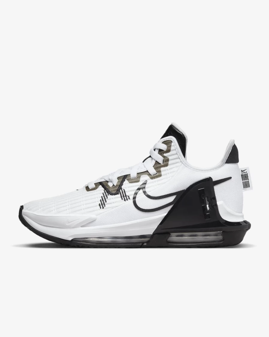Nike LeBron Witness 6 Team Basketball Shoes for Men & Women - White/White/Black