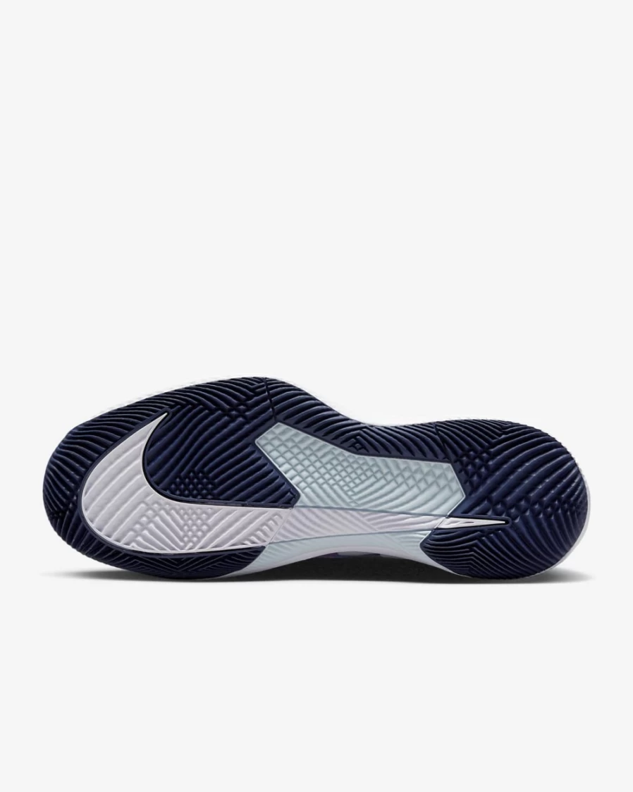 Nike Women's Air Zoom Vapor Pro Tennis Shoes in Glacier Blue, White, Pink Foam & Midnight Navy for Hard Court