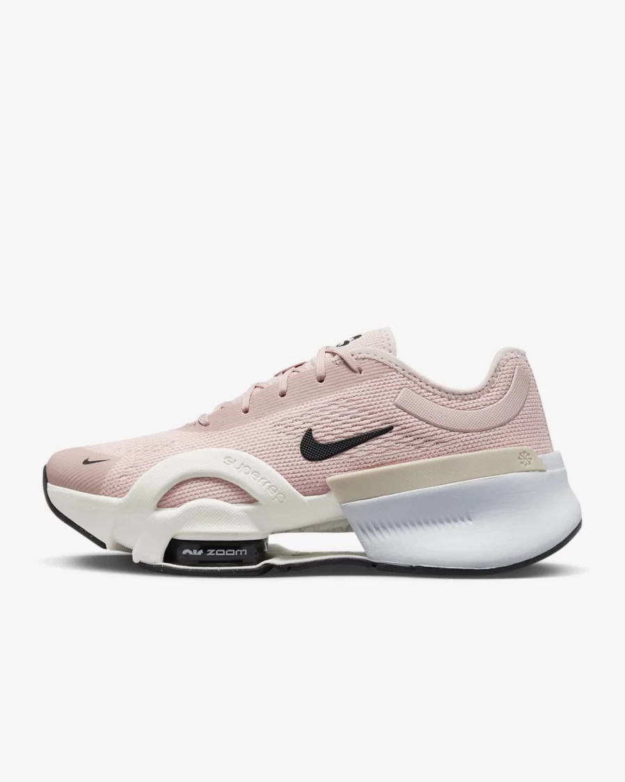 Nike Zoom SuperRep 4 Next Nature Women's HIIT Training Shoes - Pink Oxford/Sail/Sanddrift/White