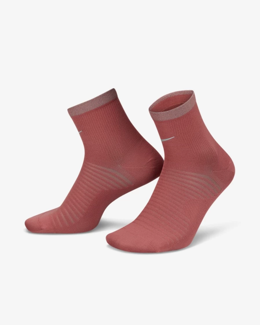 Nike Spark Lightweight Running Socks for Men & Women - Canyon Rust Athletic Ankle Socks