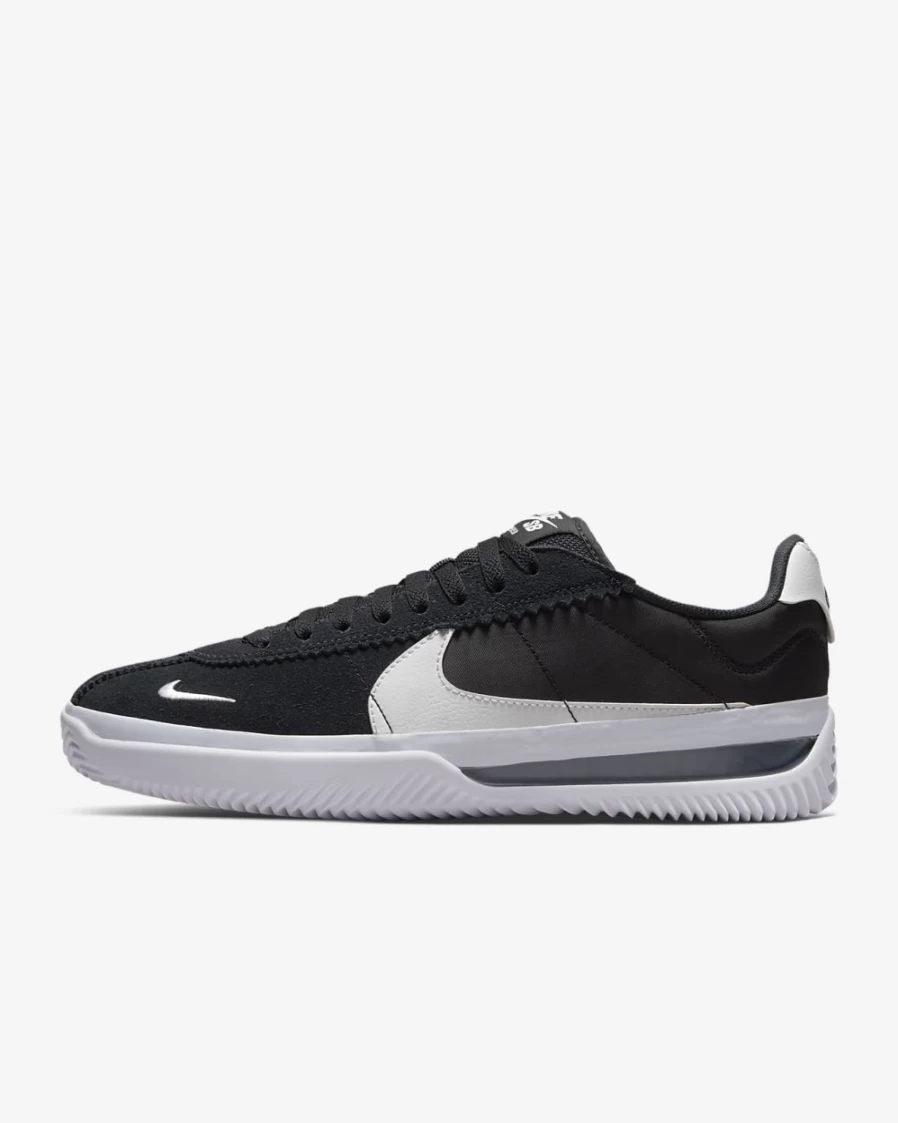 Nike BRSB Skate Shoes for Men & Women - Black & White Classic Skateboarding Sneakers