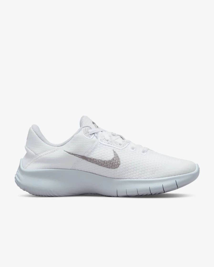 Nike Women's Experience Run 11 Next Nature Road Running Shoes - White/Pure Platinum/Metallic Silver