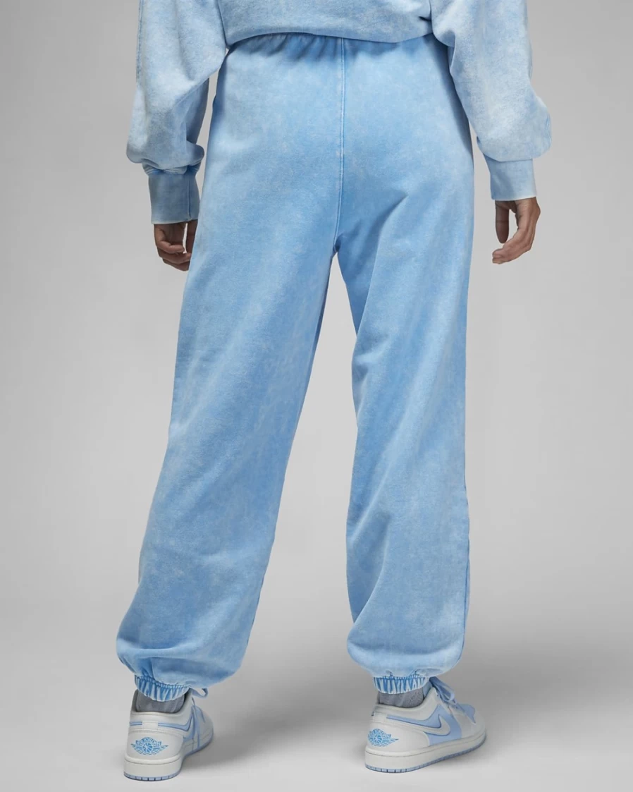Nike Jordan Flight Women's Dark Powder Blue Washed Fleece Pants