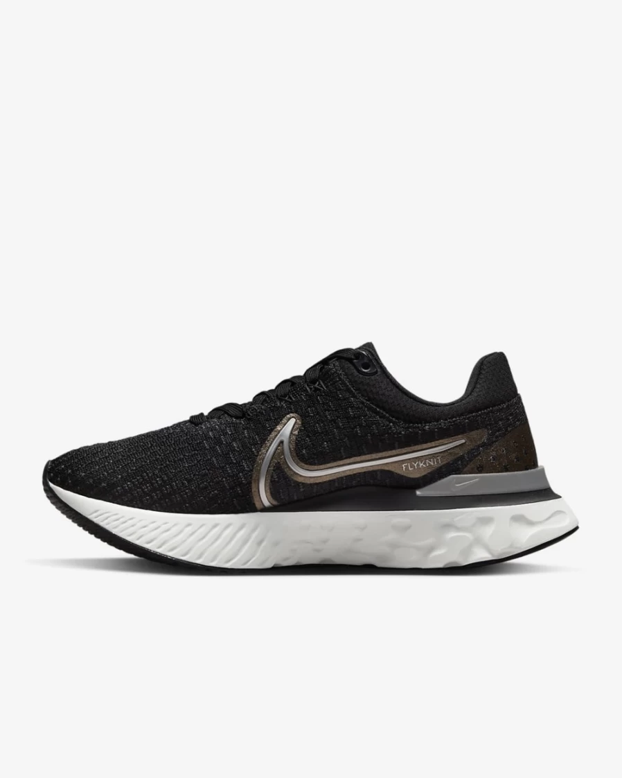 Nike React Infinity 3 Women's Road Running Shoes - Black/Anthracite/Metallic Copper/Metallic Silver