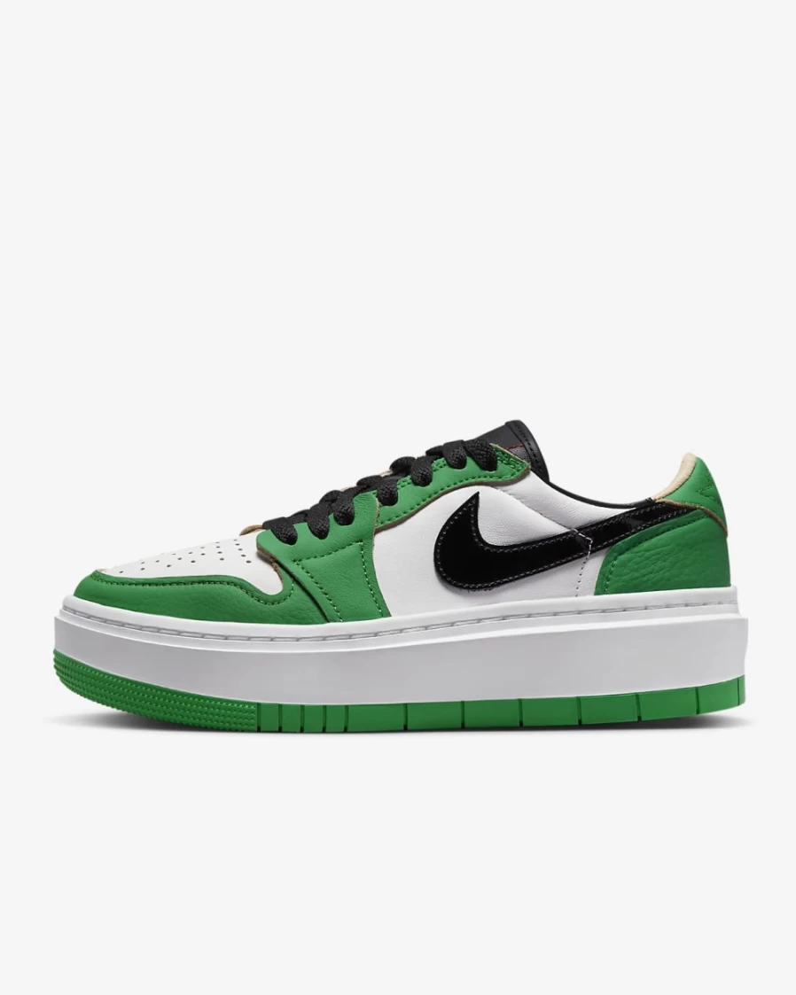 Nike Air Jordan 1 Elevate Low SE Women's Shoes - Lucky Green/White/White Onyx/Black