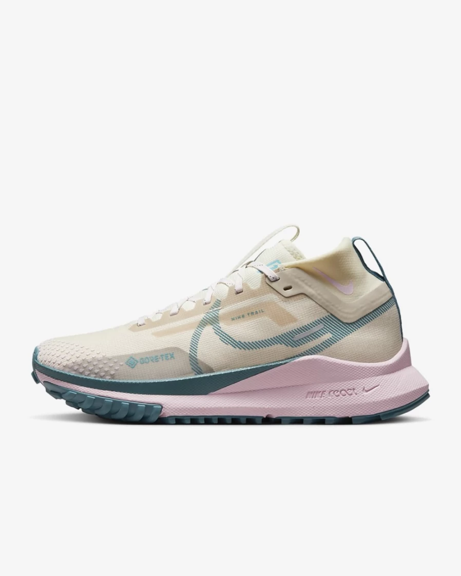 Nike Pegasus Trail 4 GORE-TEX Women's Waterproof Running Shoes - Sanddrift/Coconut Milk/Pearl Pink/Mineral Teal