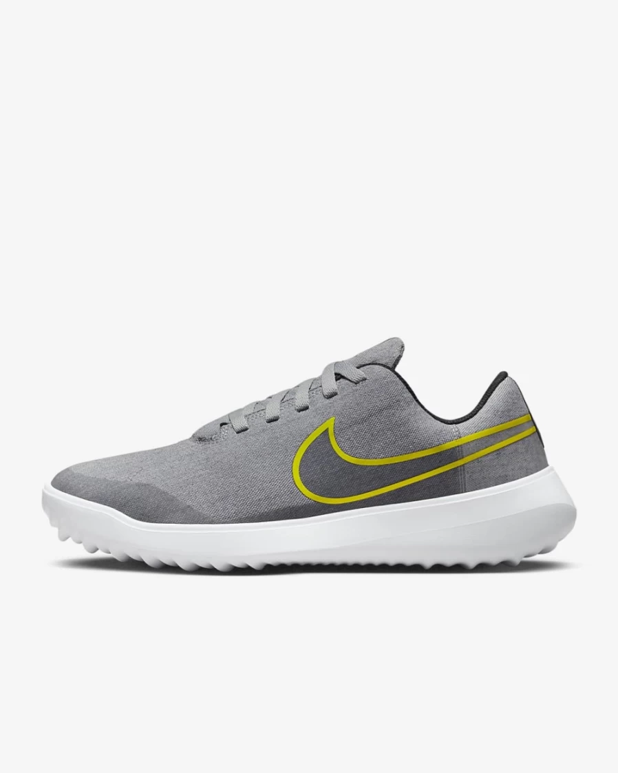 Nike Victory G Lite NN Golf Shoes for Men & Women - Smoke Grey/White/Black/Tour Yellow