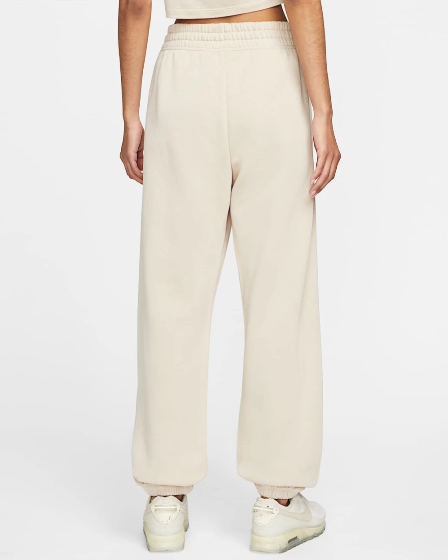 Nike Women's Fleece Pants - Sportswear Essential Collection in Sanddrift/White