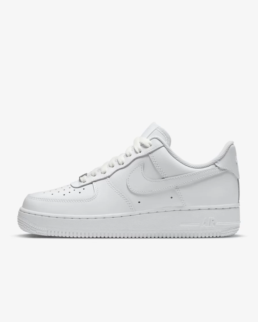 Nike Air Force 1 '07 Women's White Sneakers - Classic Low-Top Leather Shoes