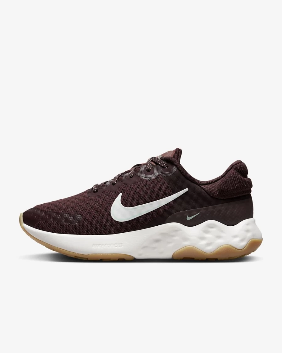 Nike Renew Ride 3 Women's Road Running Shoes - Burgundy Crush/Canyon Rust/Gum Medium Brown/Summit White