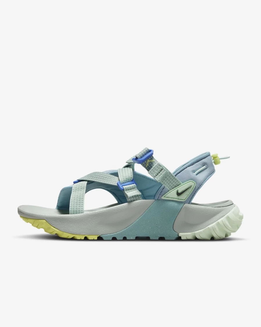 Nike Oneonta Women's Sandals in Worn Blue, Dusty Sage, Mint Foam & Night Forest Colors