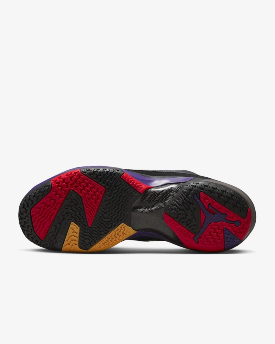 Nike Air Jordan XXXVII Basketball Shoes for Men & Women - Black/Club Purple/Dark Charcoal/True Red