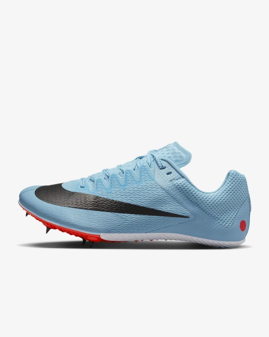 Nike Zoom Rival Sprinting Spikes for Men & Women - Blue Chill/Bright Crimson/White/Black Track & Field Shoes