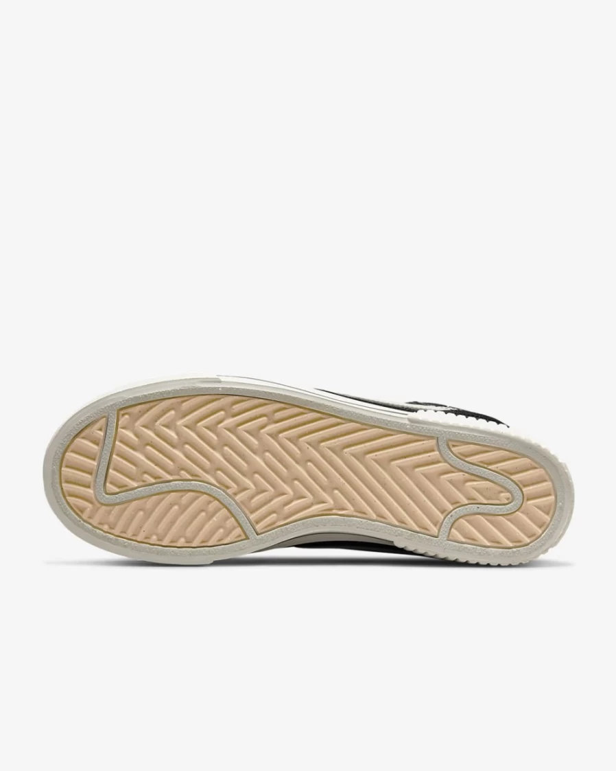 Nike Court Legacy Lift Women's Sneakers in Black, White, Team Orange, and Sail Colors