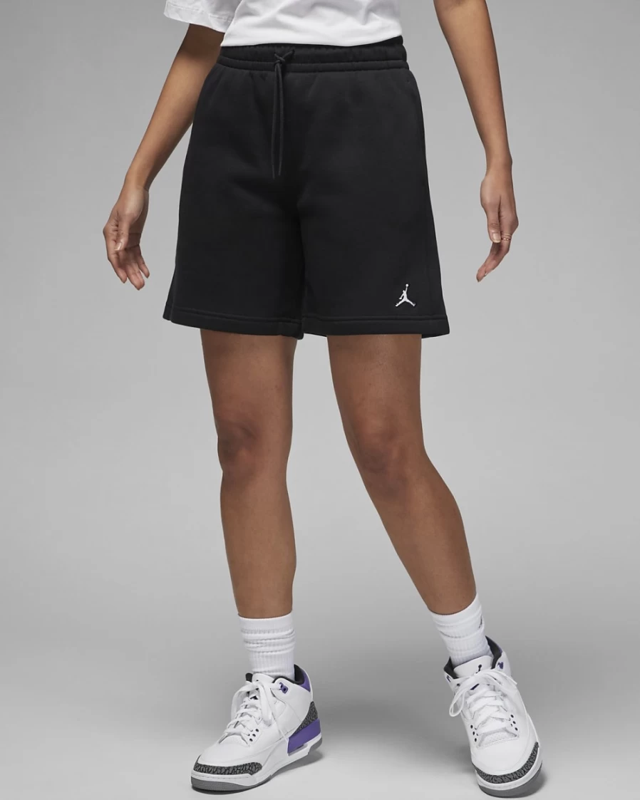 Nike Jordan Brooklyn Fleece Women's Shorts in Black