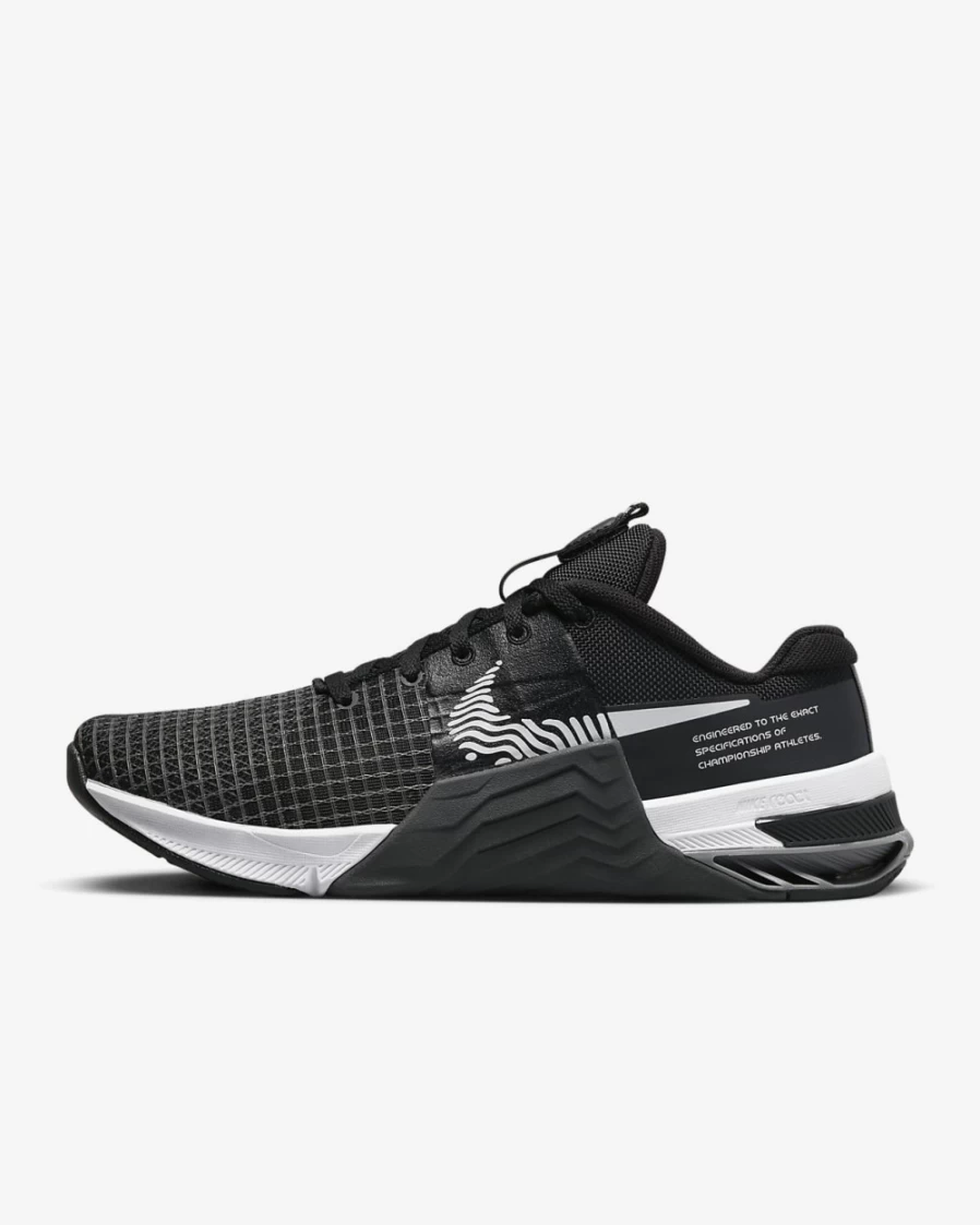 Nike Metcon 8 Women's Training Shoes - Black/Dark Smoke Grey/Smoke Grey/White | Cross-Training & Gym Shoes for Women