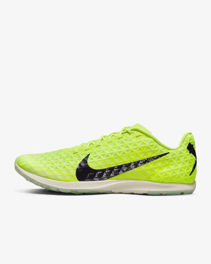 Nike Zoom Rival Waffle 5 Track & Field Spikes for Men & Women - Volt/Mint Foam/Coconut Milk/Cave Purple Running Shoes