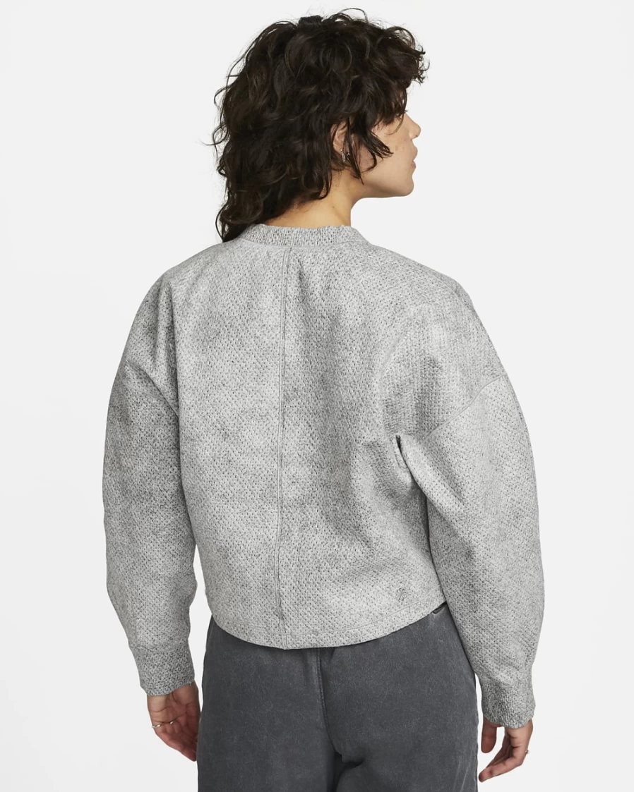 Nike Forward Crew Women's Sweatshirt - Smoke Grey Heather Light Smoke Grey Cool Grey Pullover