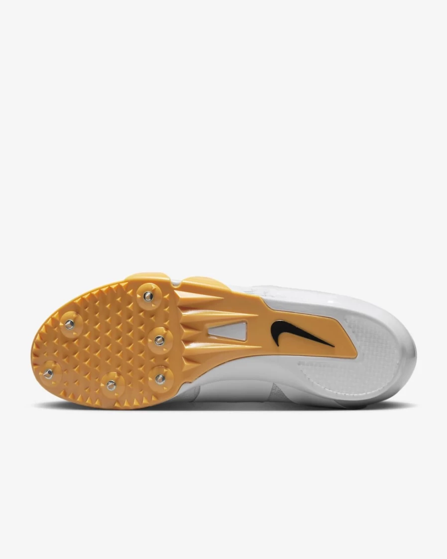 Nike Pole Vault Elite Track & Field Spikes for Men & Women - White/Laser Orange/Hyper Pink/Black