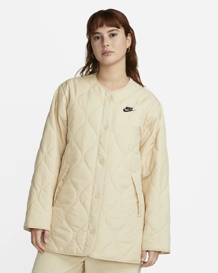 Nike Women's Team Gold & Black Sportswear Utility Jacket for Athletic Style