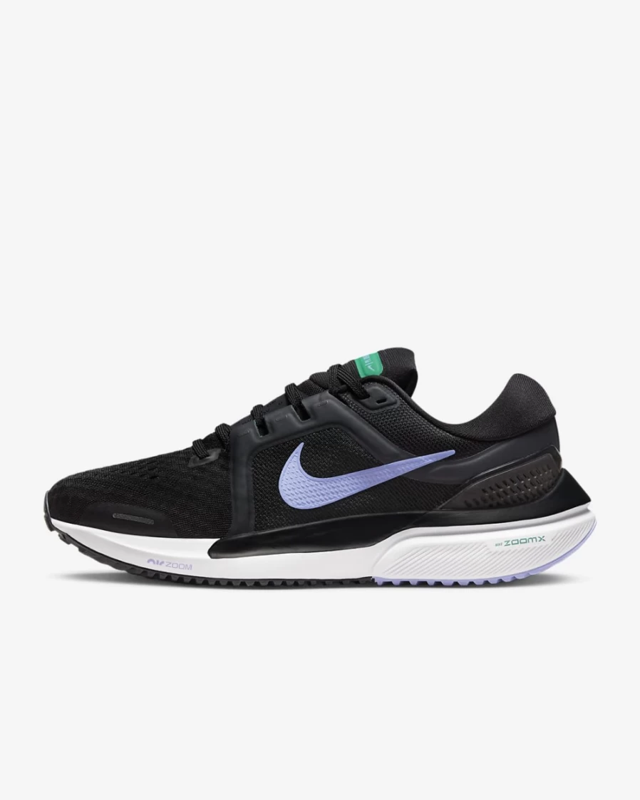 Nike Vomero 16 Women's Road Running Shoes - Black/Off Noir/Neptune Green/Light Thistle
