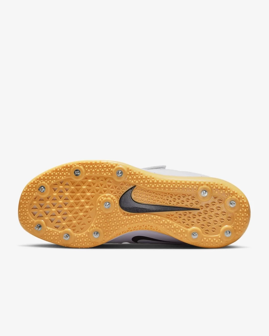 Nike High Jump Elite Track & Field Spikes for Men & Women - White/Hyper Pink/Laser Orange/Black