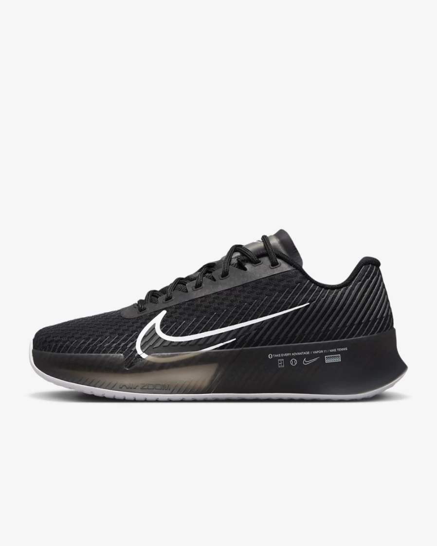 NikeCourt Air Zoom Vapor 11 Women's Tennis Shoes - Black/Anthracite/White for Hard Court
