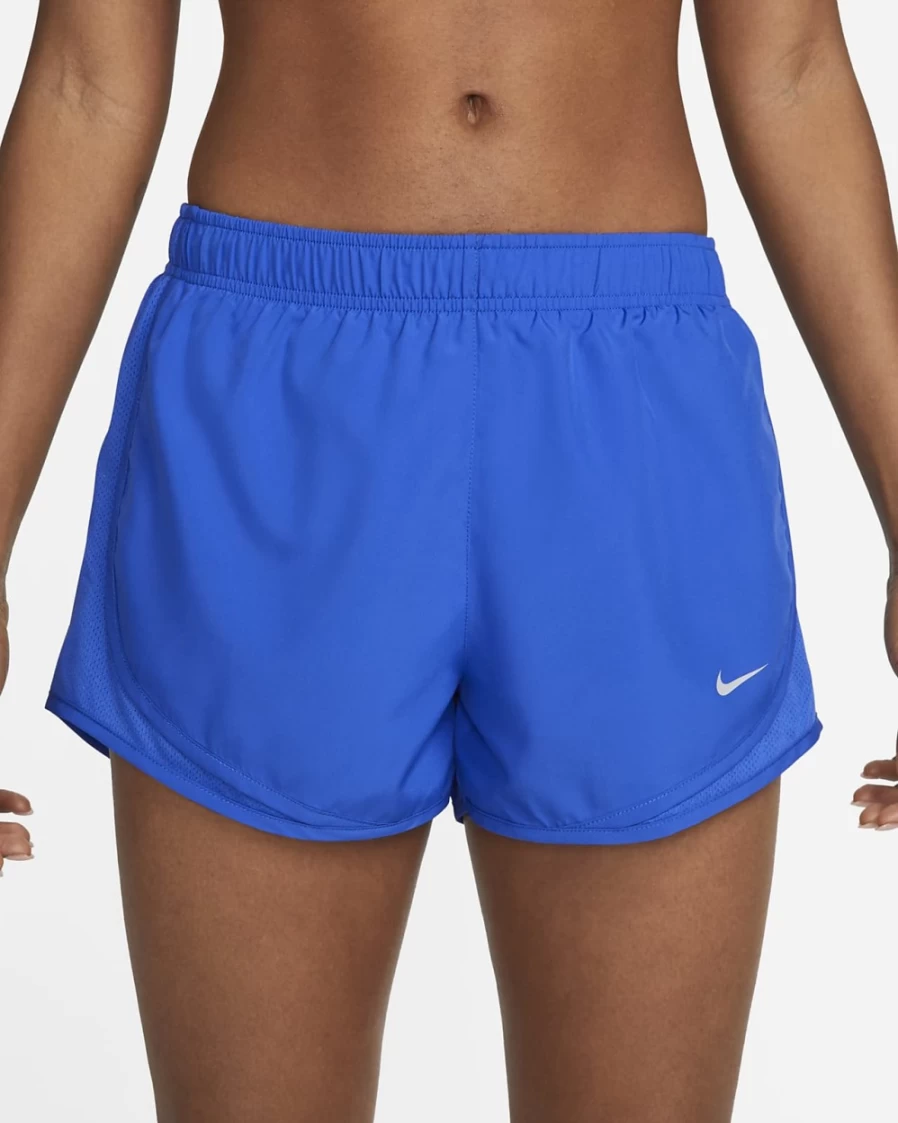 Nike Women's Tempo Brief-Lined Running Shorts - Hyper Royal/Wolf Grey Lightweight Athletic Shorts