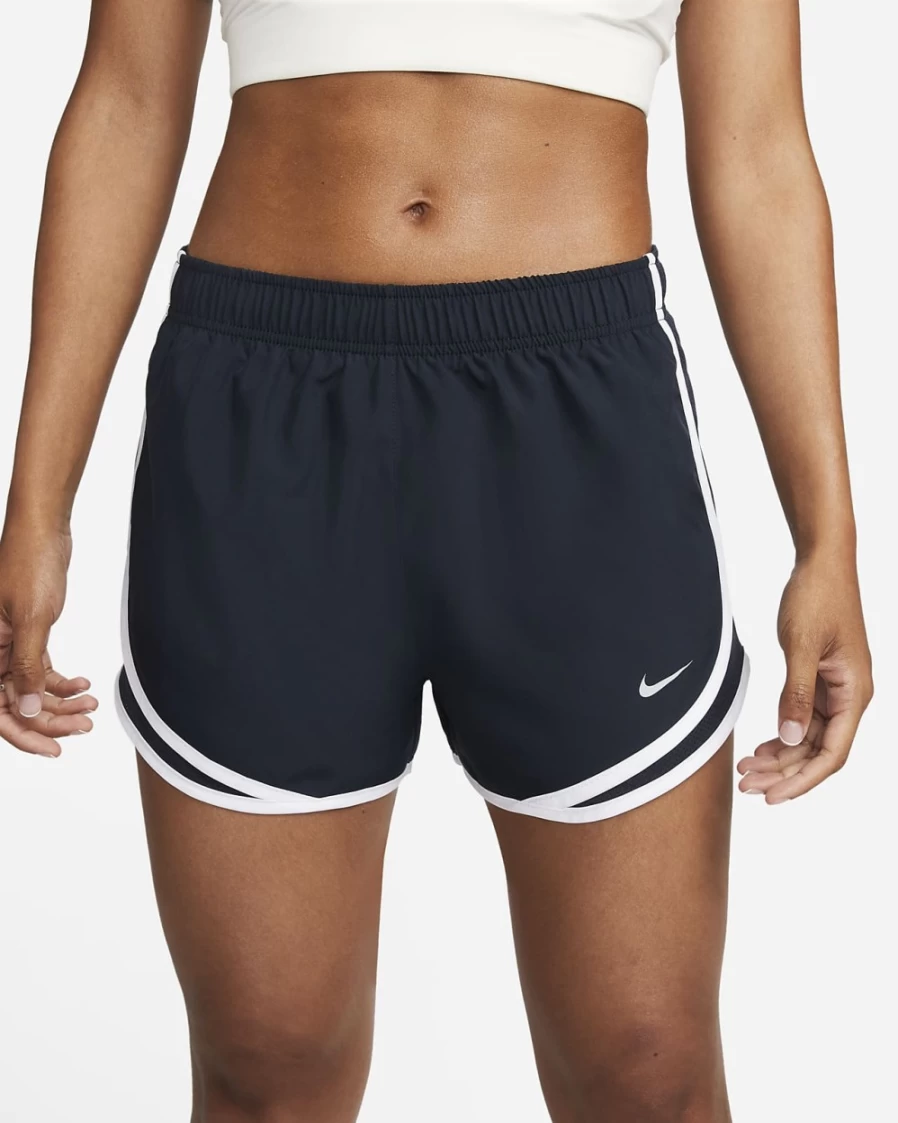 Nike Tempo Women's Running Shorts Lined Brief - Dark Obsidian, White, Wolf Grey Colors