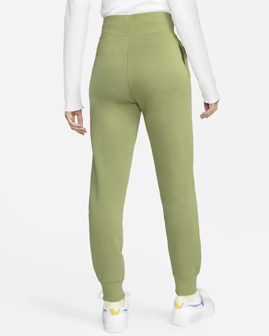 Nike Women's High-Waisted Fleece Joggers in Alligator/Sail - Phoenix Sportswear Collection