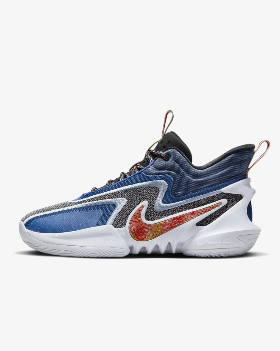 Nike Cosmic Unity 2 Basketball Shoes for Men & Women - Off Noir/Football Grey/Bright Crimson/Multi-Color