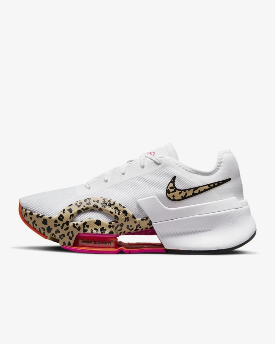 Nike Air Zoom SuperRep 3 Women's Training Shoes - White/Black/Elemental Rose/Wheat Grass