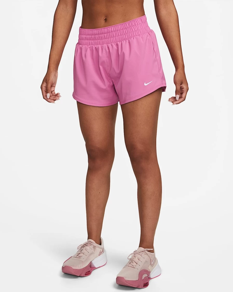 Nike Dri-FIT One Women's 3" Mid-Rise Lined Shorts in Cosmic Fuchsia - Quick-Dry Workout Shorts for Women