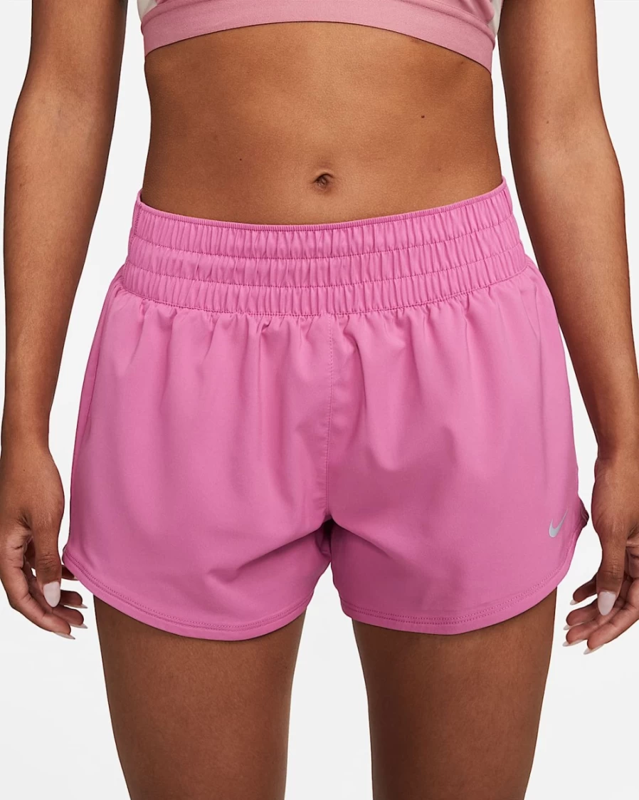 Nike Dri-FIT One Women's 3" Mid-Rise Lined Shorts in Cosmic Fuchsia - Quick-Dry Workout Shorts for Women