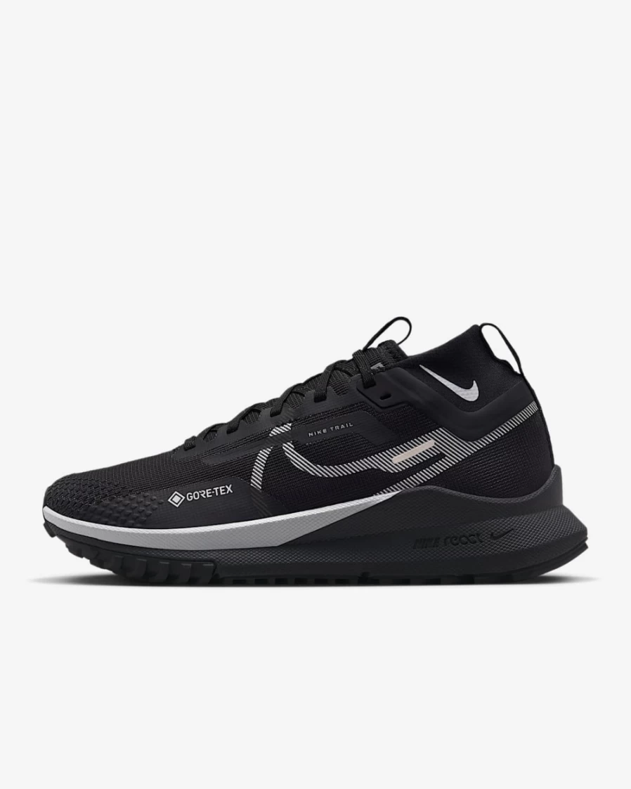 Nike Pegasus Trail 4 GORE-TEX Women's Waterproof Running Shoes - Black/Reflect Silver/Wolf Grey