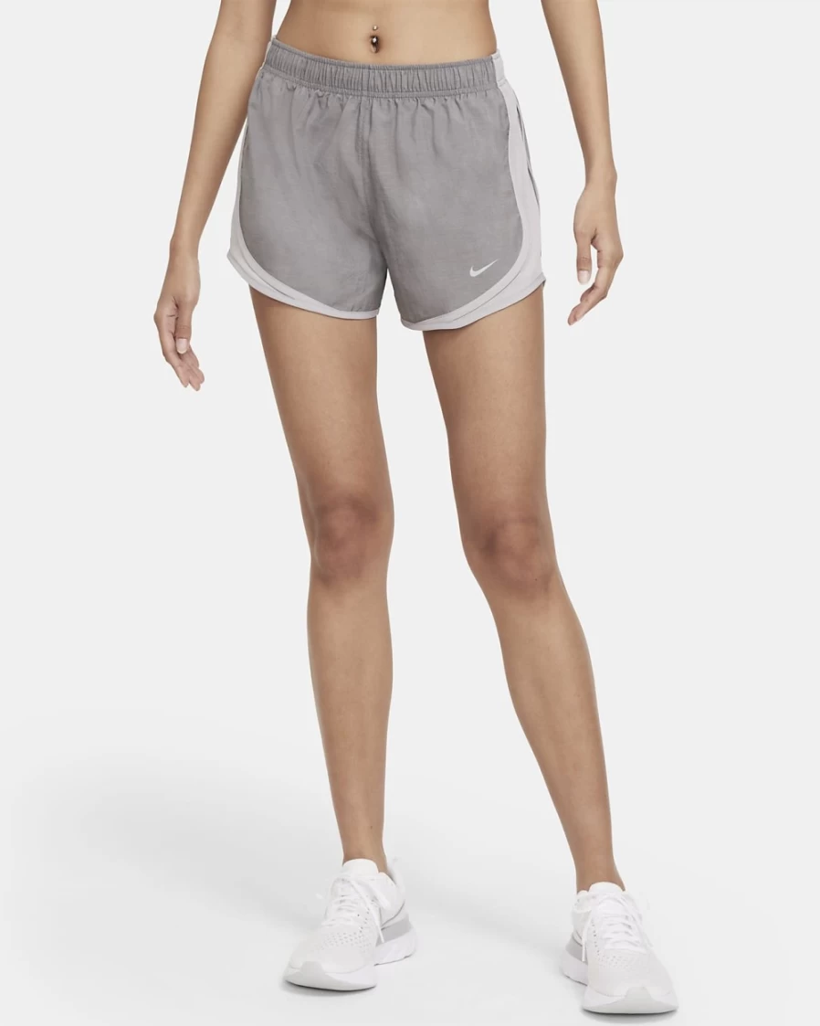 Nike Women's Tempo Brief-Lined Running Shorts - Atmosphere Grey/Wolf Grey