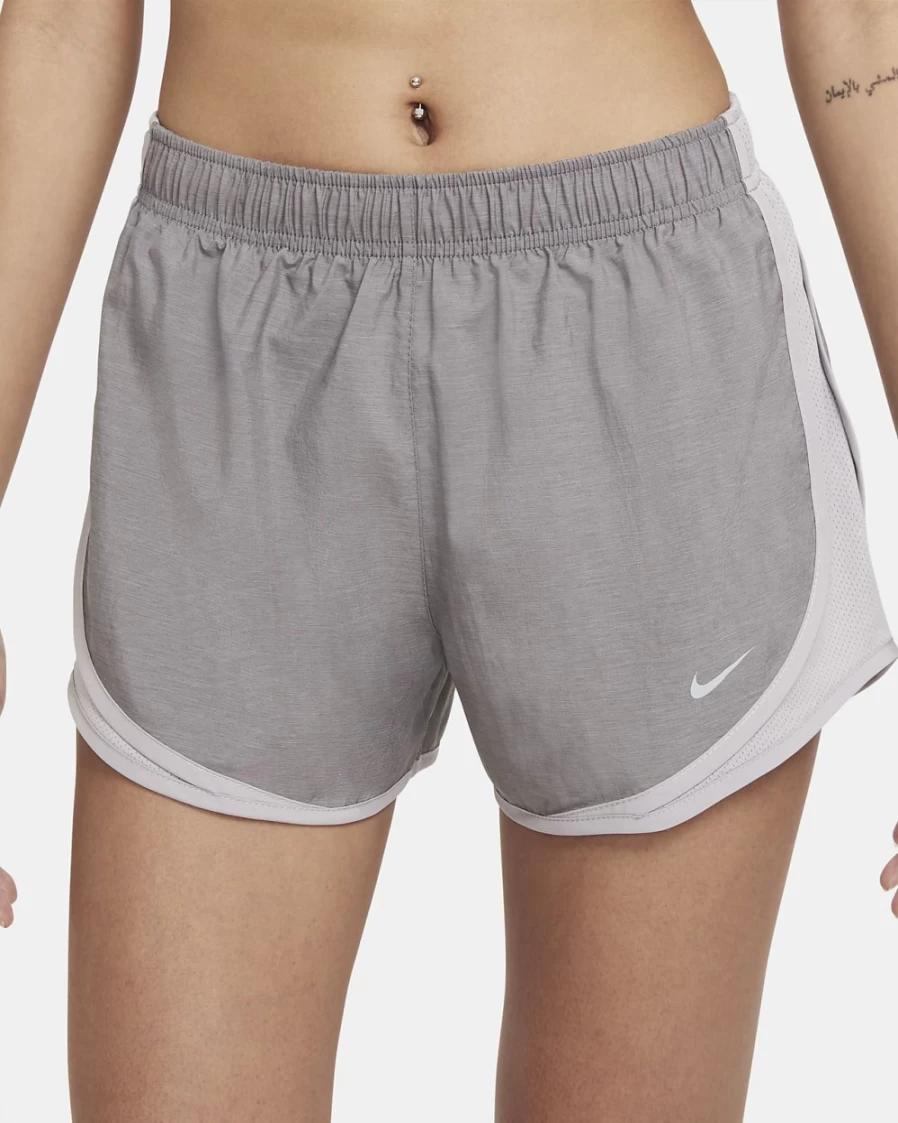 Nike Women's Tempo Brief-Lined Running Shorts - Atmosphere Grey/Wolf Grey